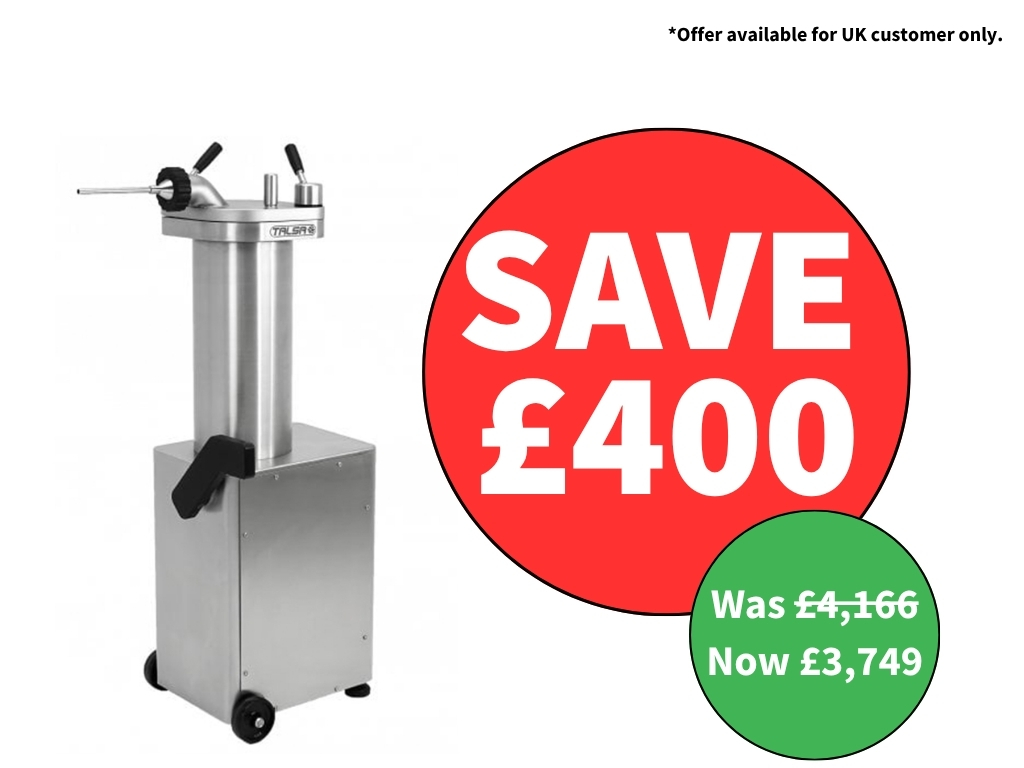 TALSA F25S 25 LITRE 48LB SAUSAGE FILLER 1PH