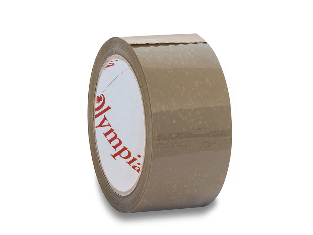 Packing Tape Brown Hot Melt 48MM X 66M  6/PACK