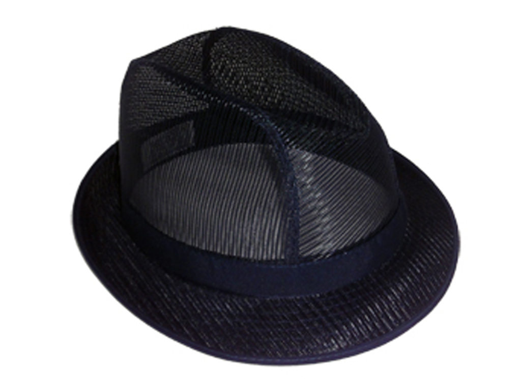 Trilby Hat Lightweight Navy Large