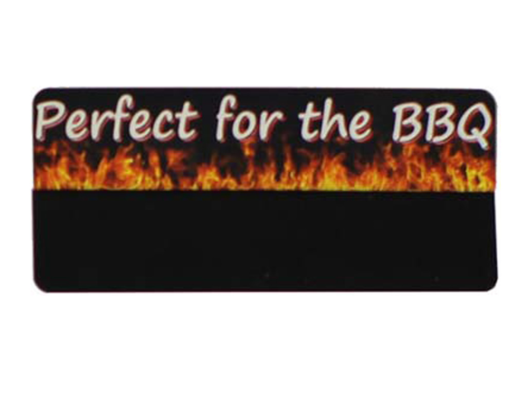 Ticket Topper 86X18MM Perfect For The BBQ 10/PK