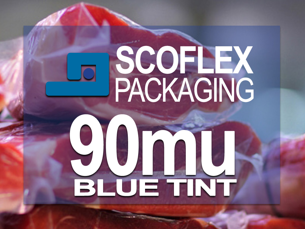 VACUUM POUCH 400 X 600 BLUE TINT 90MU 250/BOX