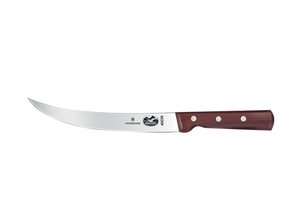 8" Slaughter Knife Curved Narrow
