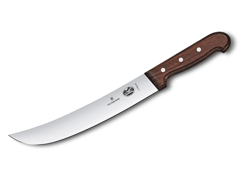 12" CIMETER STEAK KNIFE CURVED BLADE