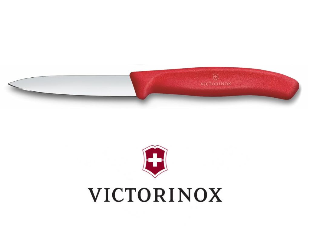 3.25" PARING KNIFE RED POINTED TIP