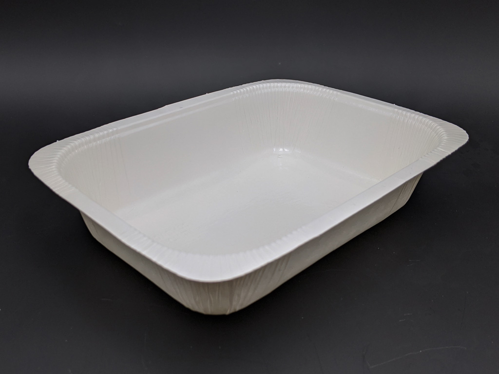 Cream Cardboard +pet Tray 192 X 140 X 45 300/CASE