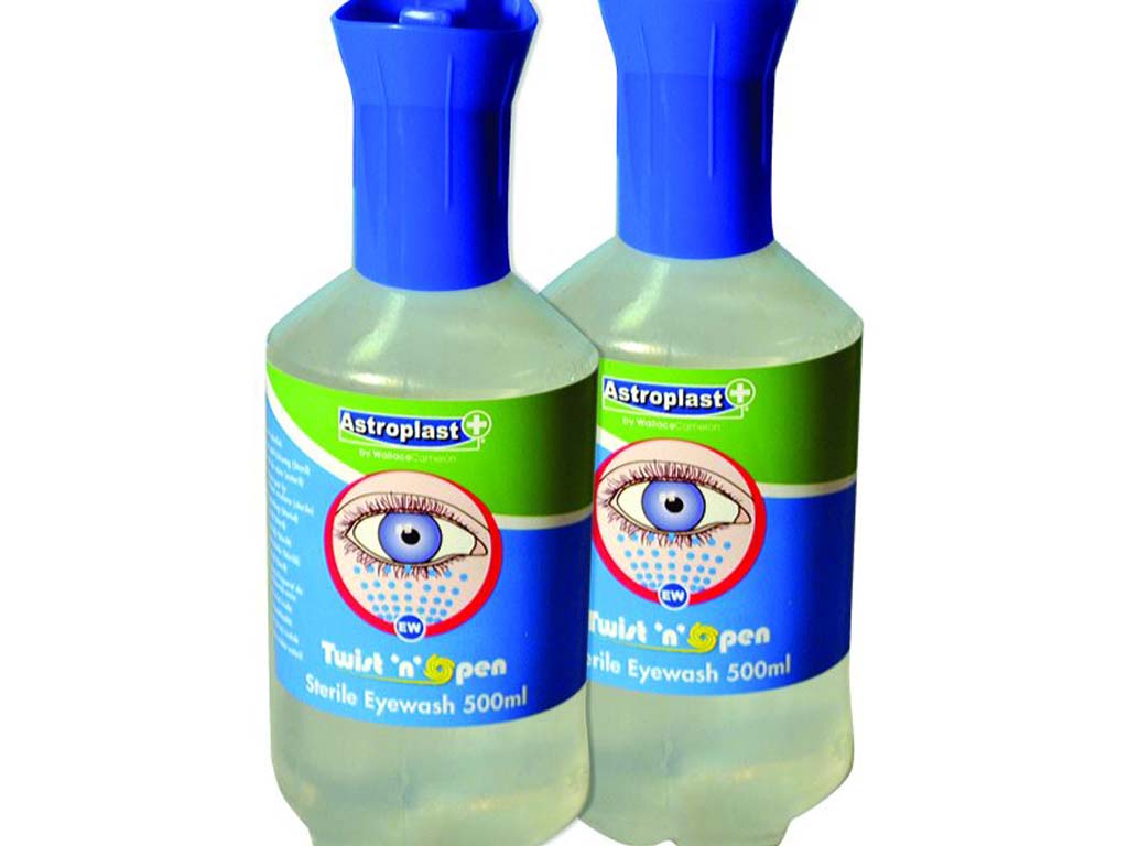 REFILL STERILE EYEWASH 500ML PK3 TWIST & OPEN