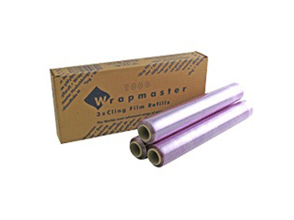 WRAPMASTER 1000 REFIL 3 PACK 30CM X 100M ROLL