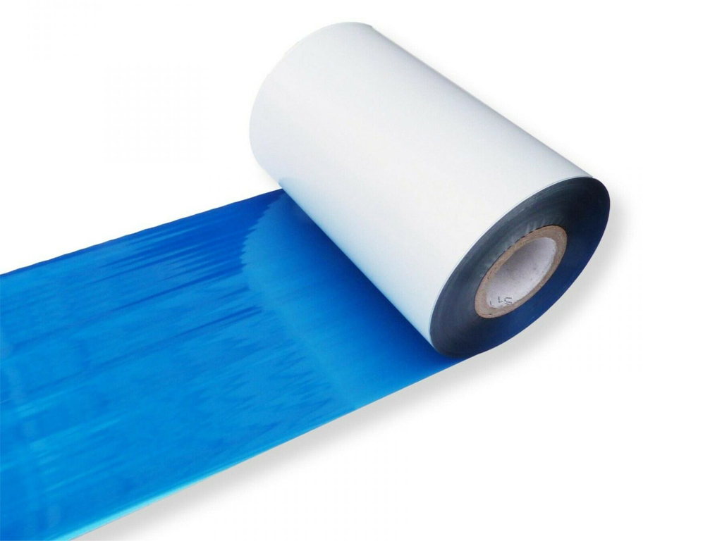 METALLIC BLUE THERMAL INK RIBBON 110MM X 300MM