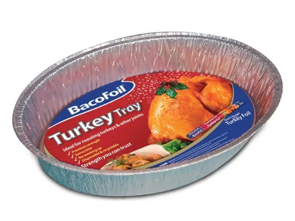 BACOFOIL TURKEY ROAST TRAY 325X444X75 24/BOX