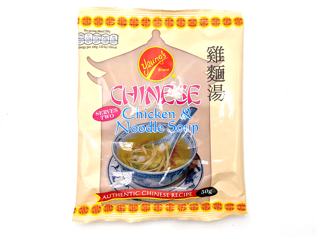 Yeungs Chicken Noodle Soup 12 X 50G Sachets.