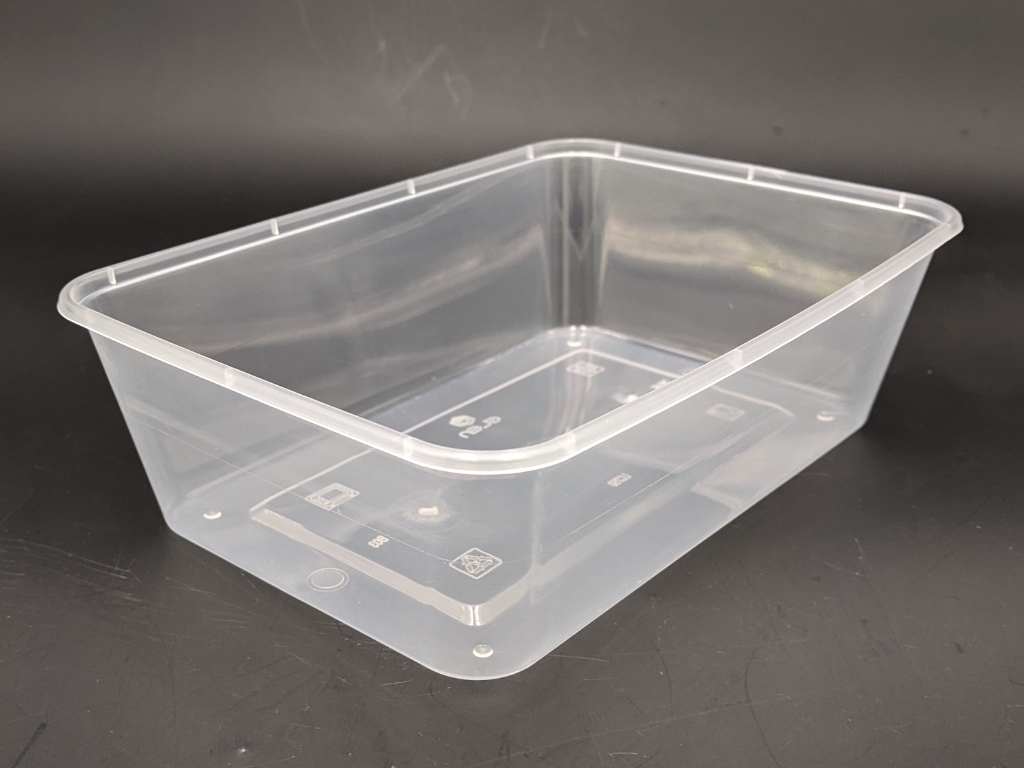 Microwaveable Container & Lid 750CC  250 Per Box