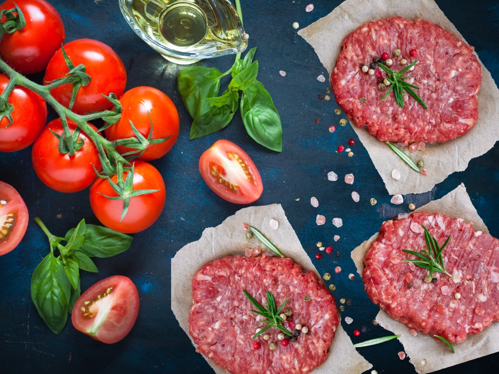 Mediterranean Tomato Burger