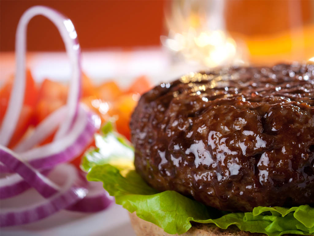 Caramelised Red Onion Burger