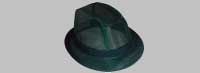 Trilby Hat Green: Lt Wt