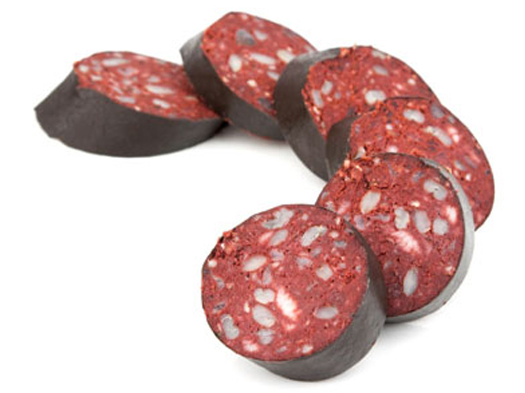 Black Pudding Using Seasoning